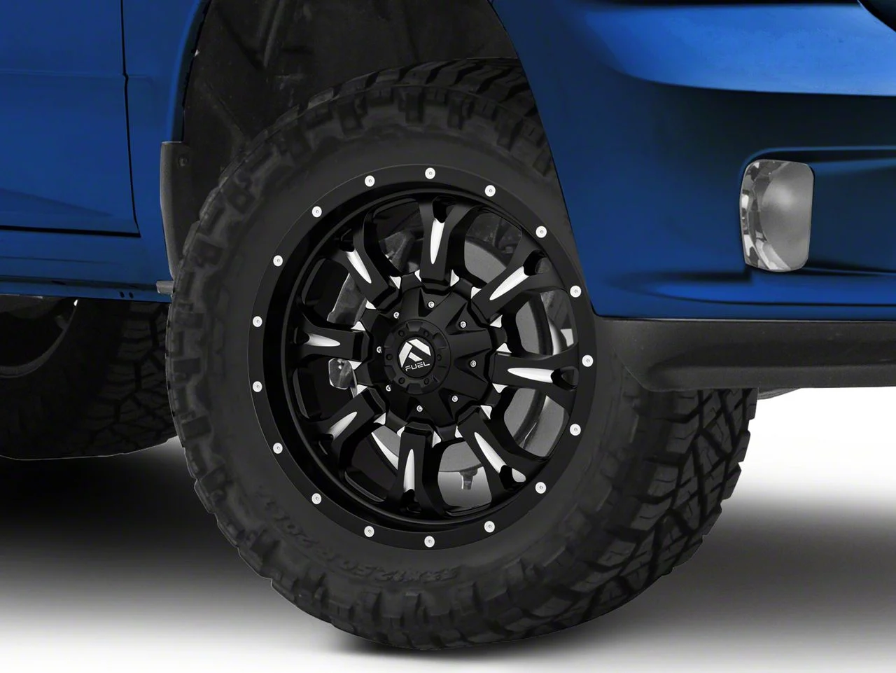Fuel Wheels Krank Matte Black Milled 5-Lug Wheel; 18x9; 1mm Offset (09-18 RAM 1500)