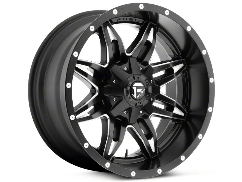 Fuel Wheels Lethal Matte Black Milled 5-Lug Wheel; 18x9; 20mm Offset (09-18 RAM 1500)