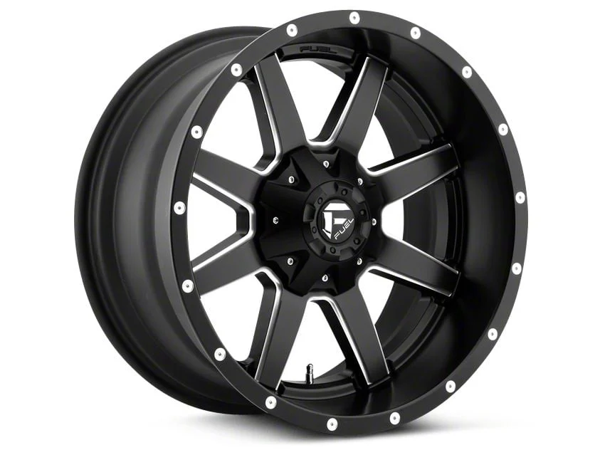 Fuel Wheels Maverick Matte Black Milled 5-Lug Wheel; 18x9; 20mm Offset (09-18 RAM 1500)