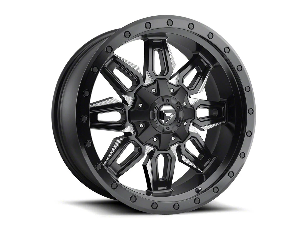 Fuel Wheels Neutron Matte Black Milled 5-Lug Wheel; 20x9; 1mm Offset (09-18 RAM 1500)