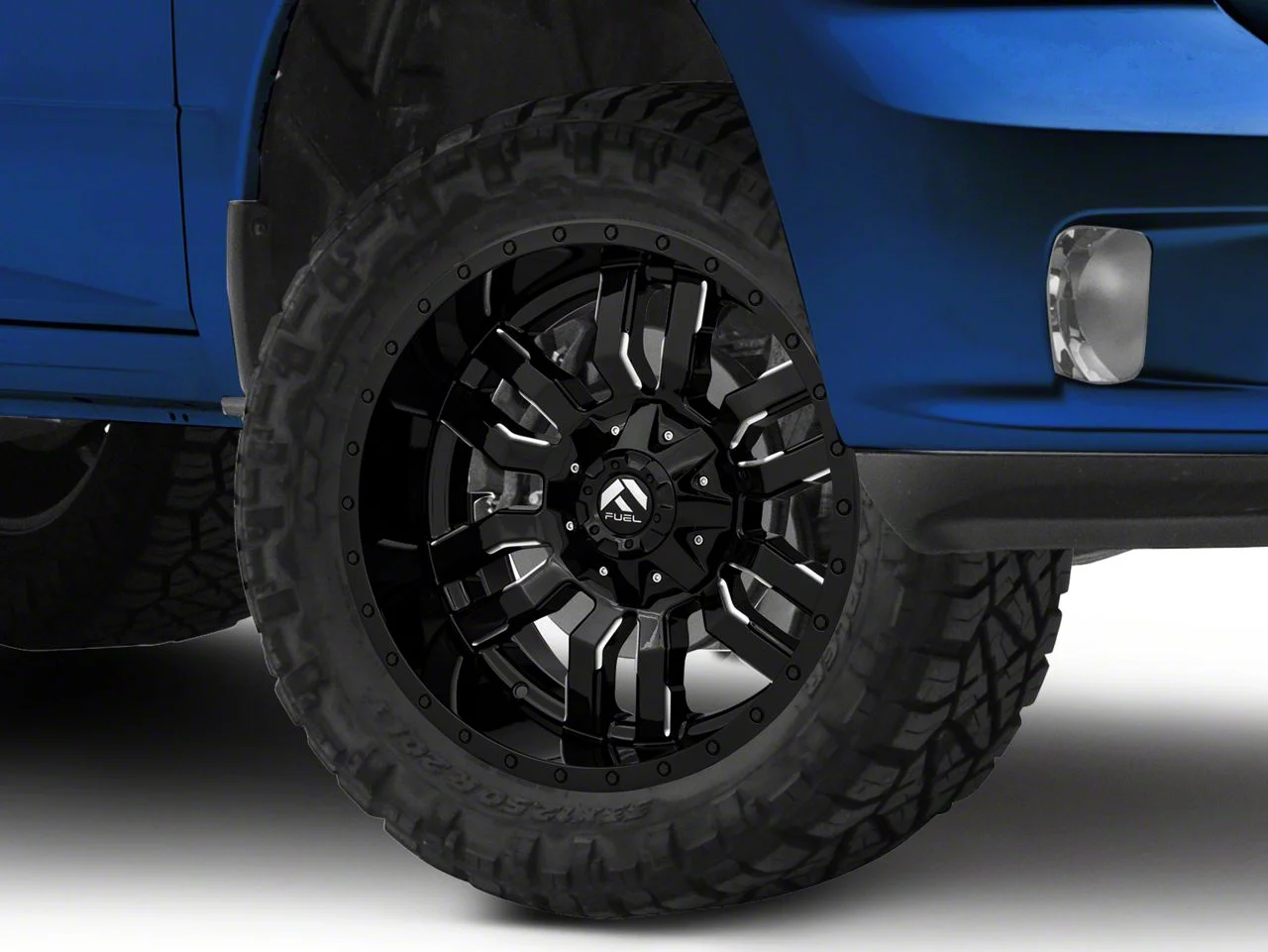 Fuel Wheels Sledge Gloss Black Milled 5-Lug Wheel; 20x9; 20mm Offset (09-18 RAM 1500)