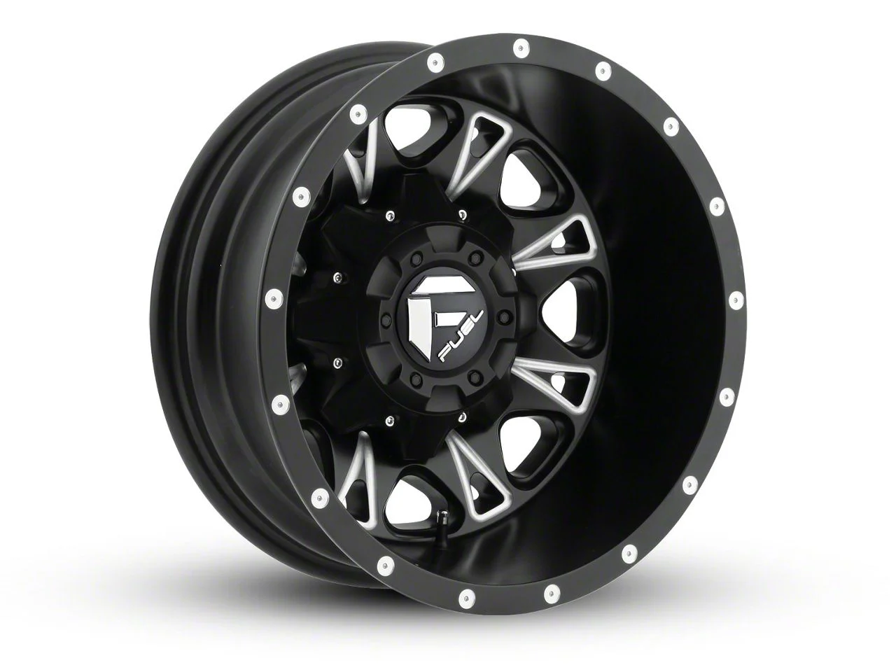 Fuel Wheels Throttle Matte Black Milled 5-Lug Wheel; 20x10; -24mm Offset (09-18 RAM 1500)