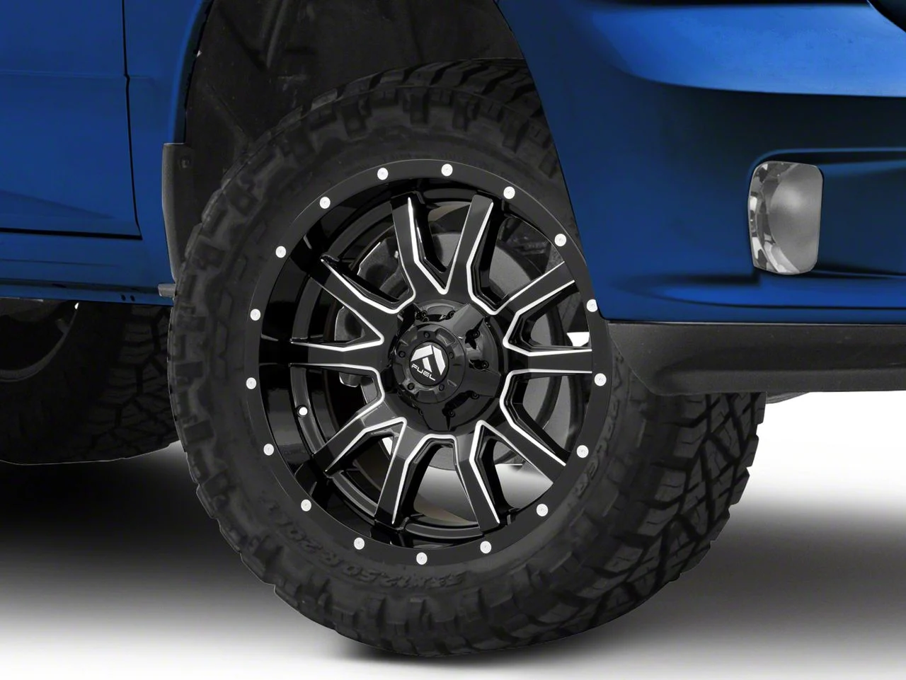 Fuel Wheels Vandal Gloss Black Milled 5-Lug Wheel; 20x9; 1mm Offset (09-18 RAM 1500)