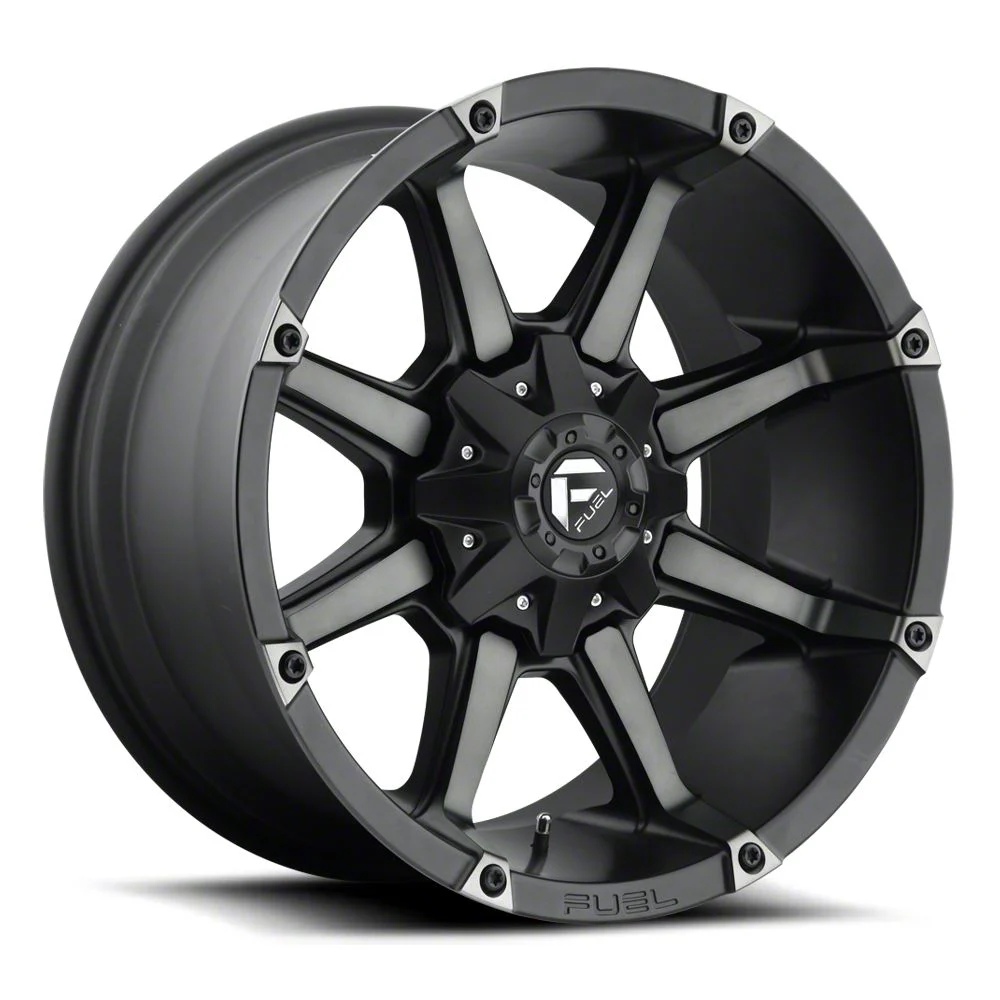 Fuel Wheels Coupler Matte Black Machined 8-Lug Wheel; 20x9; 20mm Offset (11-16 F-250 Super Duty)