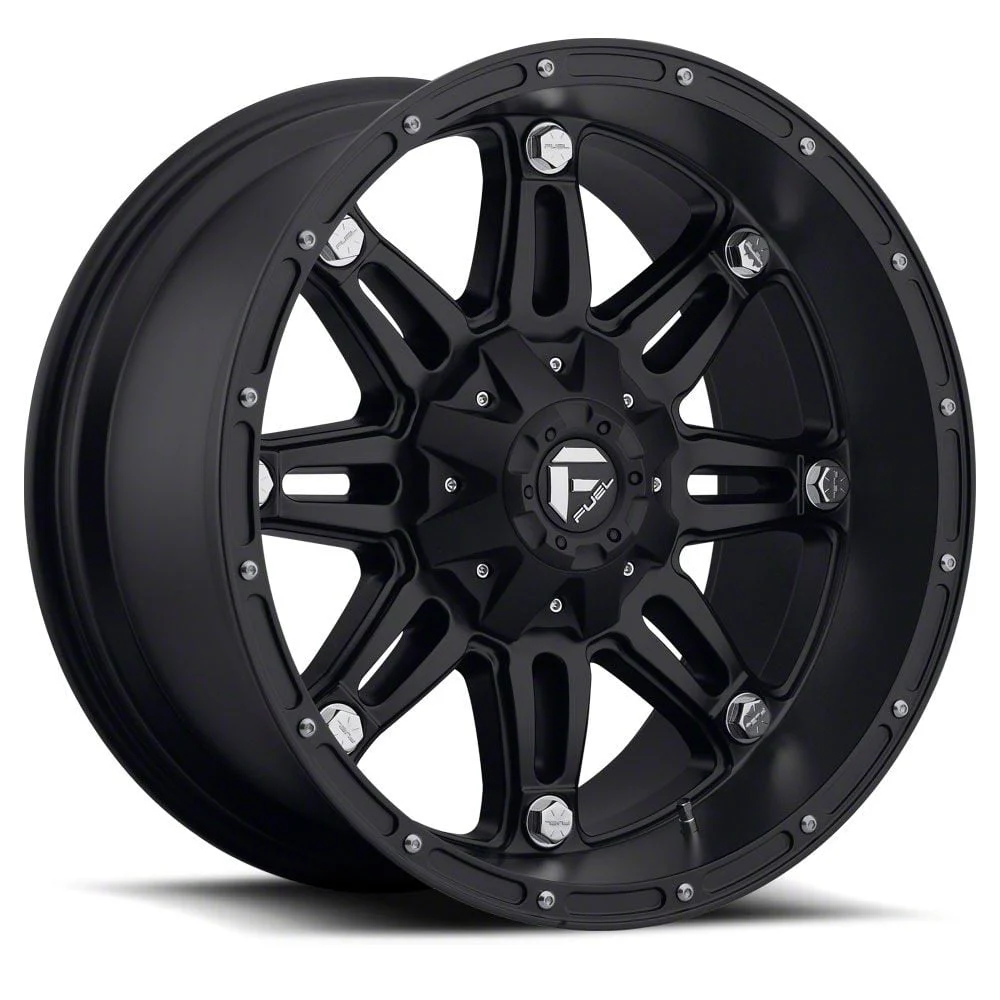 Fuel Wheels Hostage Matte Black 8-Lug Wheel; 17x9; 1mm Offset (11-16 F-250 Super Duty)