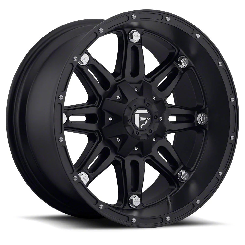 Fuel Wheels Hostage Matte Black 8-Lug Wheel; 20x9; 1mm Offset (11-16 F-250 Super Duty)