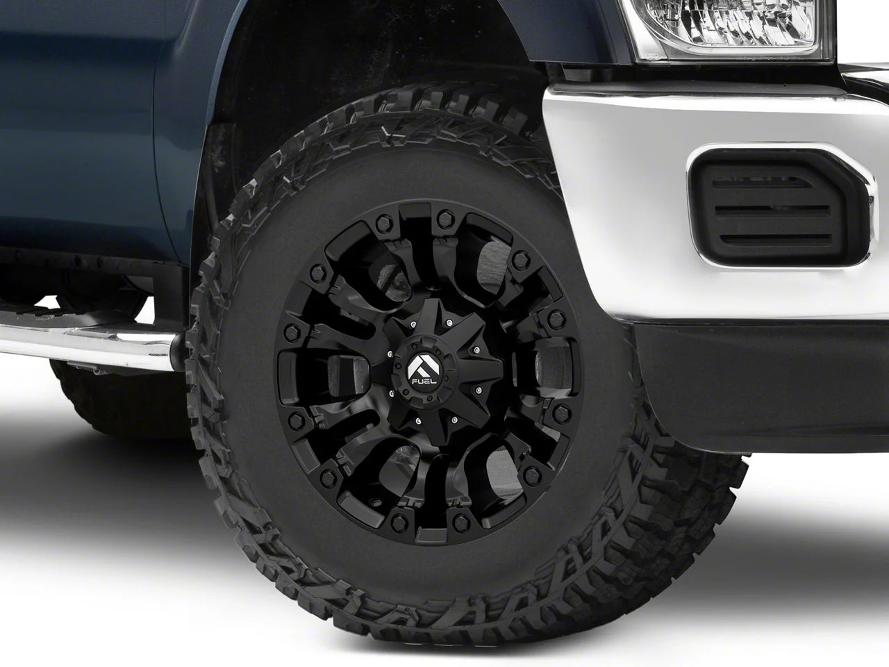 Fuel Wheels Vapor Matte Black 8-Lug Wheel; 18x9; -12mm Offset (11-16 F-250 Super Duty)