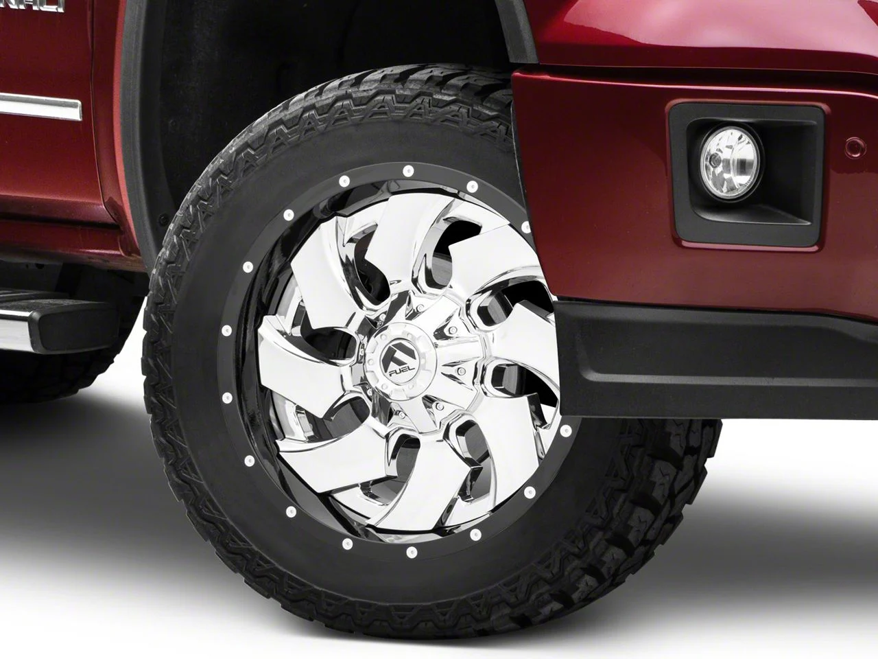 Fuel Wheels Cleaver Chrome 6-Lug Wheel; 20x9; 20mm Offset (14-18 Sierra 1500)