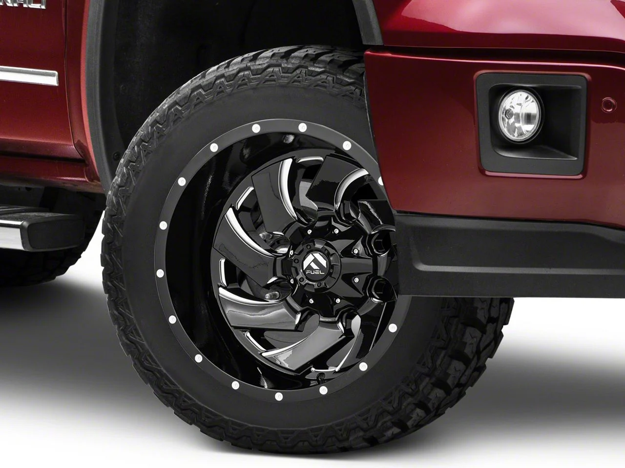 Fuel Wheels Cleaver Gloss Black Milled 6-Lug Wheel; 20x9; 1mm Offset (14-18 Sierra 1500)