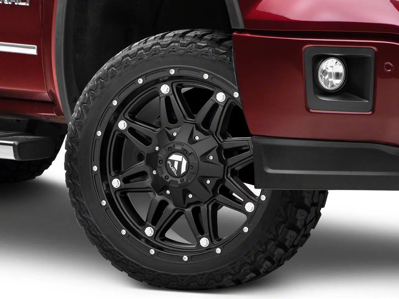 Fuel Wheels Hostage Matte Black 6-Lug Wheel; 22x9.5; 19mm Offset (14-18 Sierra 1500)