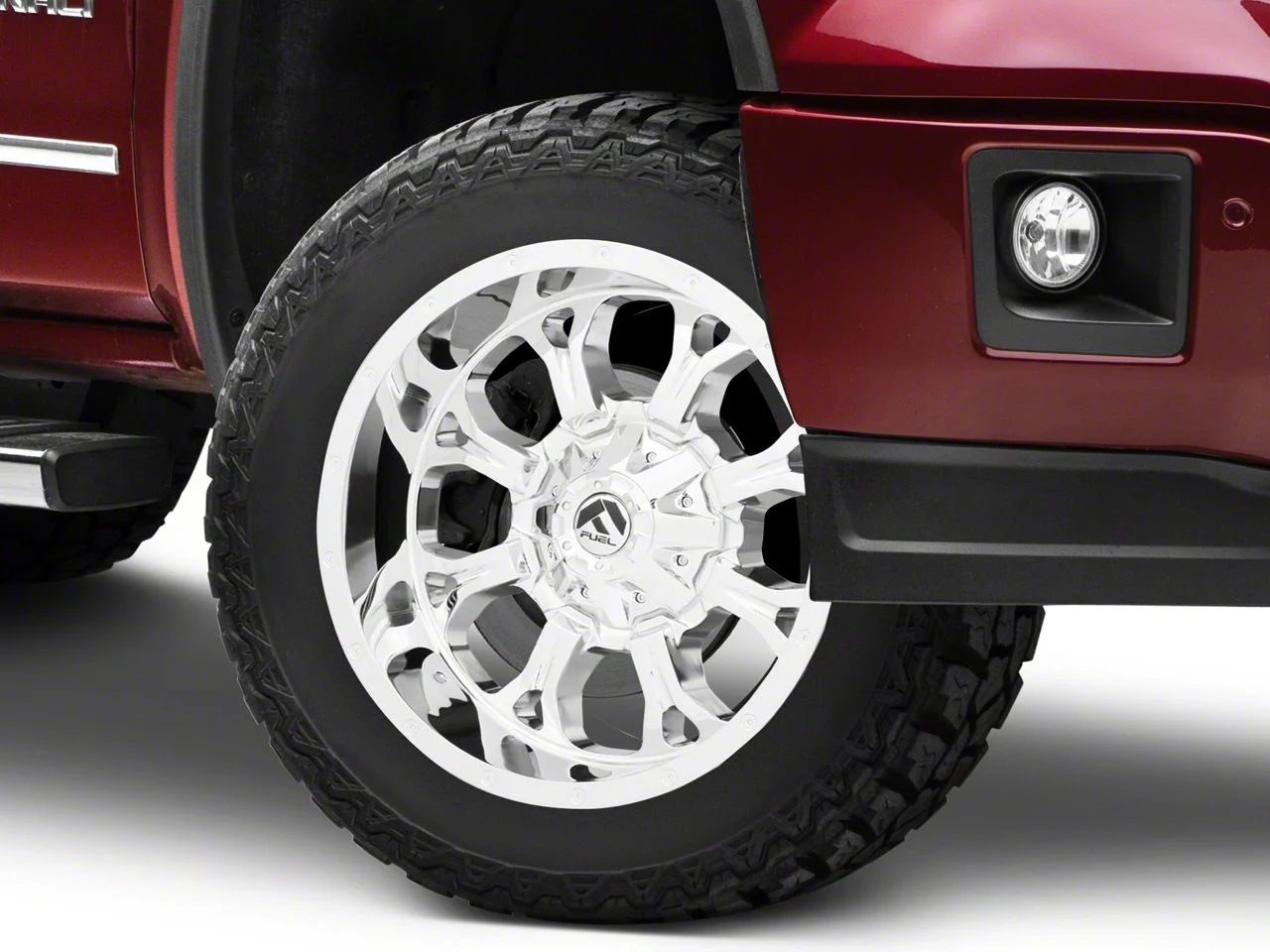 Fuel Wheels Krank Chrome 6-Lug Wheel; 20x10; -24mm Offset (14-18 Sierra 1500)