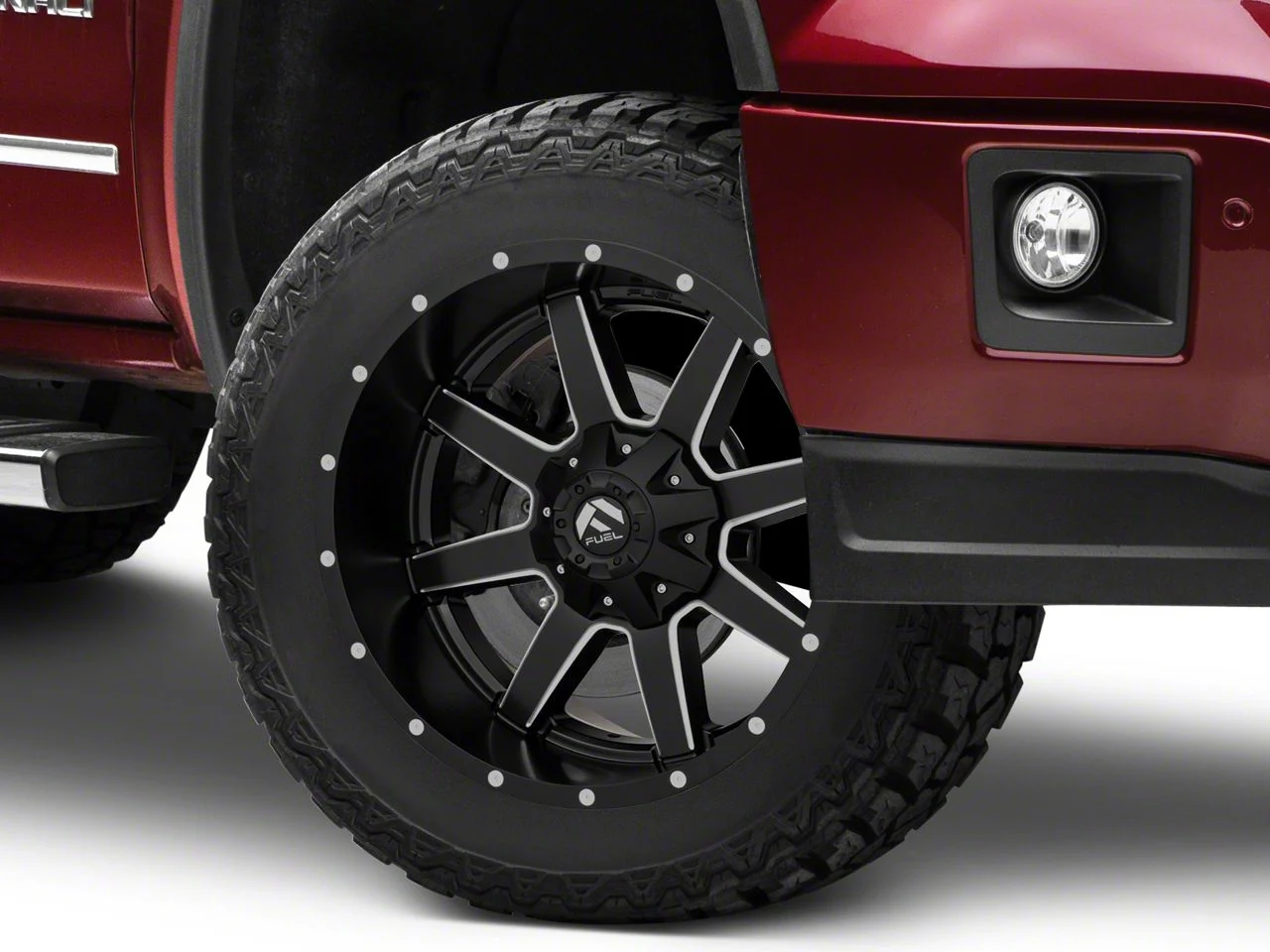 Fuel Wheels Maverick Matte Black Milled 6-Lug Wheel; 20x10; -24mm Offset (14-18 Sierra 1500)