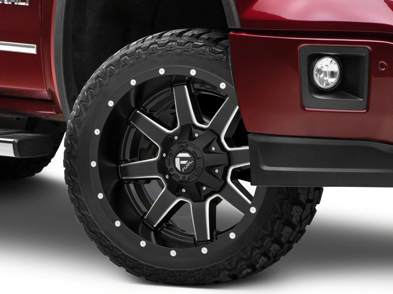 Fuel Wheels Maverick Matte Black Milled 6-Lug Wheel; 22x10; -24mm Offset (14-18 Sierra 1500)