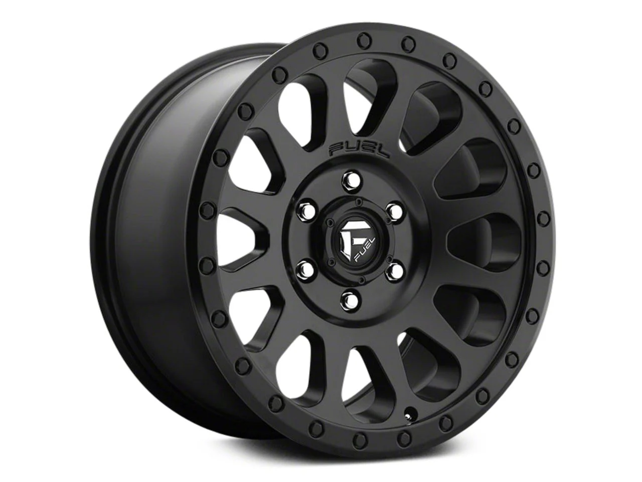 Fuel Wheels Vector Matte Black 6-Lug Wheel; 20x9; 1mm Offset (14-18 Sierra 1500)