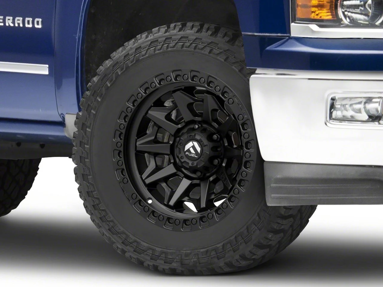 Fuel Wheels Covert Matte Black 6-Lug Wheel; 20x9; 1mm Offset (14-18 Silverado 1500)