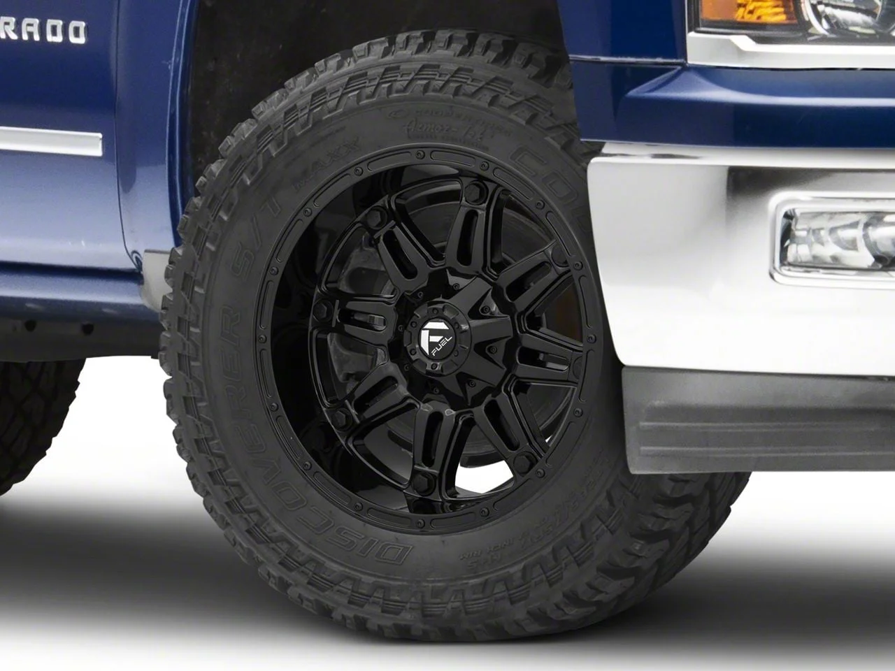 Fuel Wheels Hostage Gloss Black 6-Lug Wheel; 20x12; -44mm Offset (14-18 Silverado 1500)