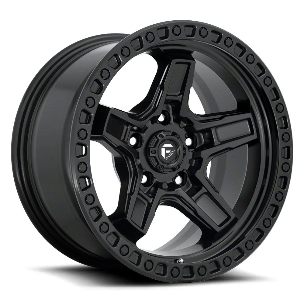 Fuel Wheels Kicker Matte Black 6-Lug Wheel; 20x9; 20mm Offset (14-18 Silverado 1500)