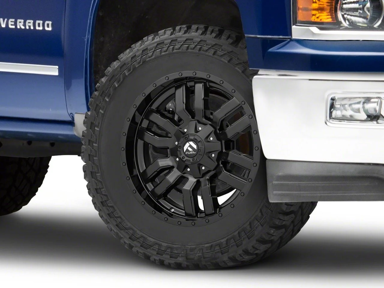 Fuel Wheels Sledge Matte Black 6-Lug Wheel; 20x9; 1mm Offset (14-18 Silverado 1500)
