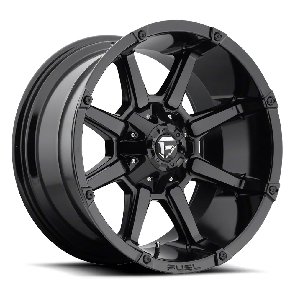 Fuel Wheels Coupler Gloss Black 8-Lug Wheel; 20x9; 1mm Offset (17-22 F-250 Super Duty)