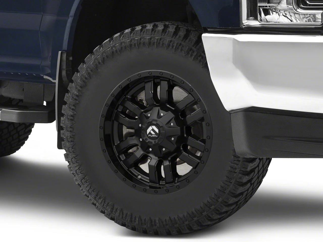 Fuel Wheels Sledge Gloss Matte Black 8-Lug Wheel; 18x9; 20mm Offset (17-22 F-250 Super Duty)