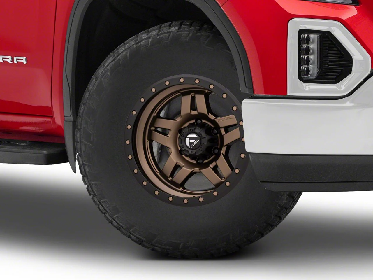 Fuel Wheels Anza Matte Bronze with Black Ring 6-Lug Wheel; 17x8.5; 6mm Offset (19-26 Sierra 1500)