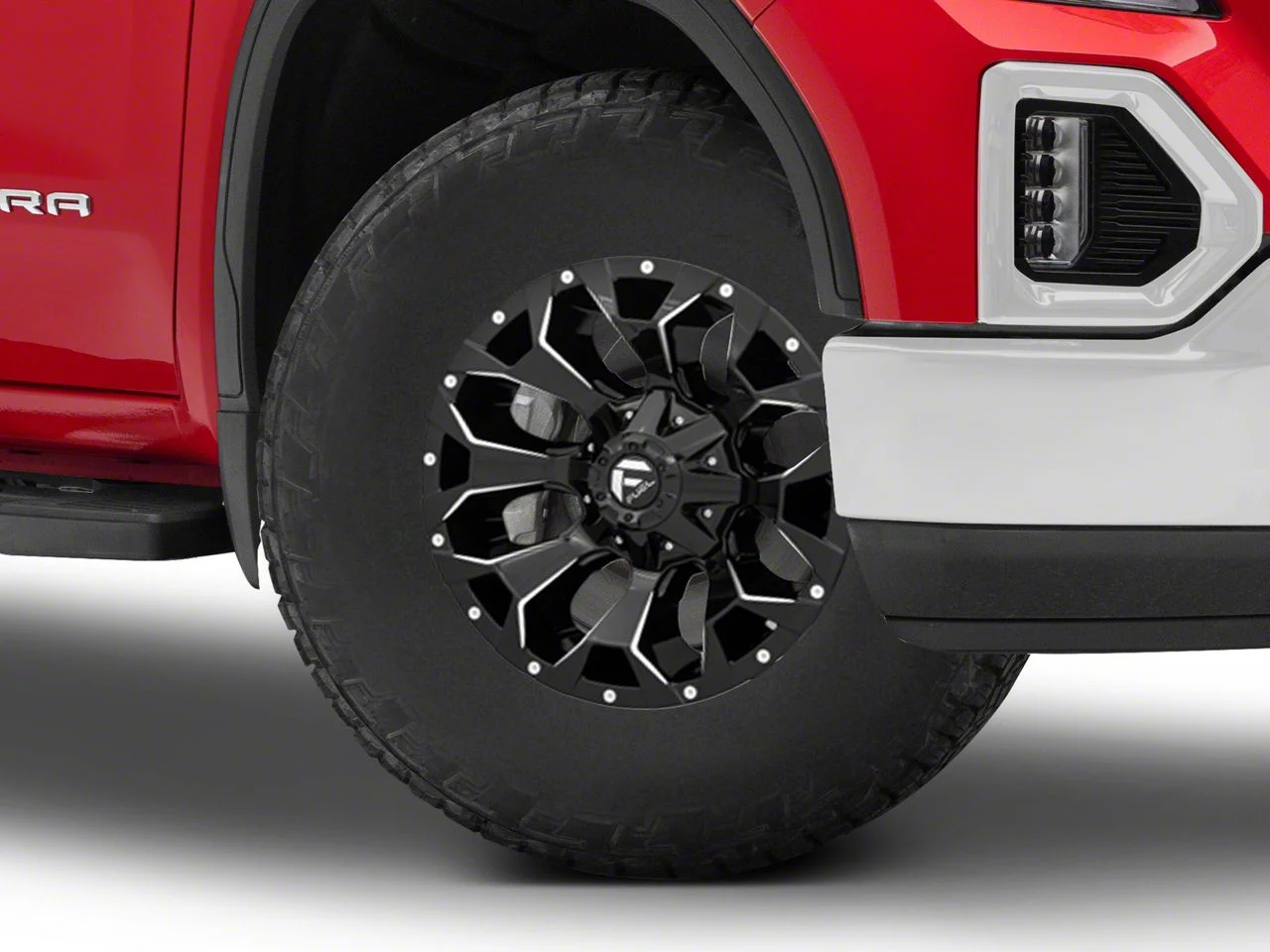 Fuel Wheels Assault Gloss Black Milled 6-Lug Wheel; 17x9; -12mm Offset (19-26 Sierra 1500)