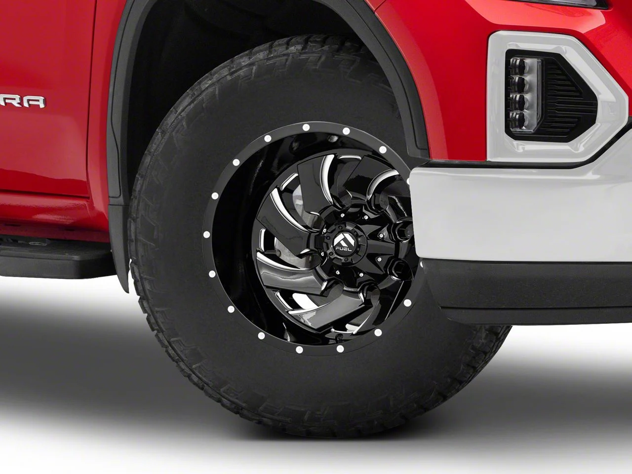 Fuel Wheels Cleaver Gloss Black Milled 6-Lug Wheel; 18x9; 20mm Offset (19-26 Sierra 1500)