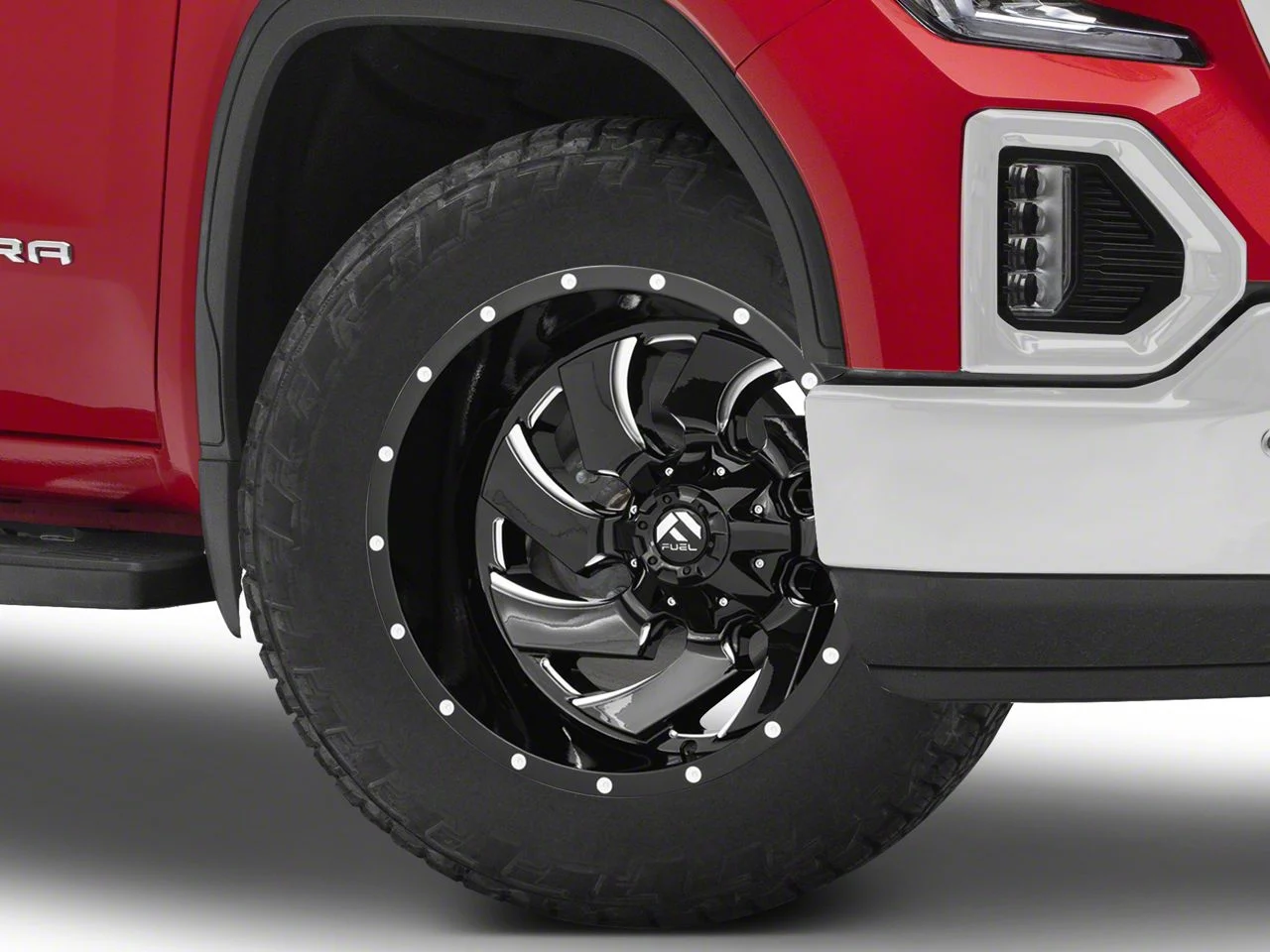 Fuel Wheels Cleaver Gloss Black Milled 6-Lug Wheel; 20x9; 20mm Offset (19-26 Sierra 1500)