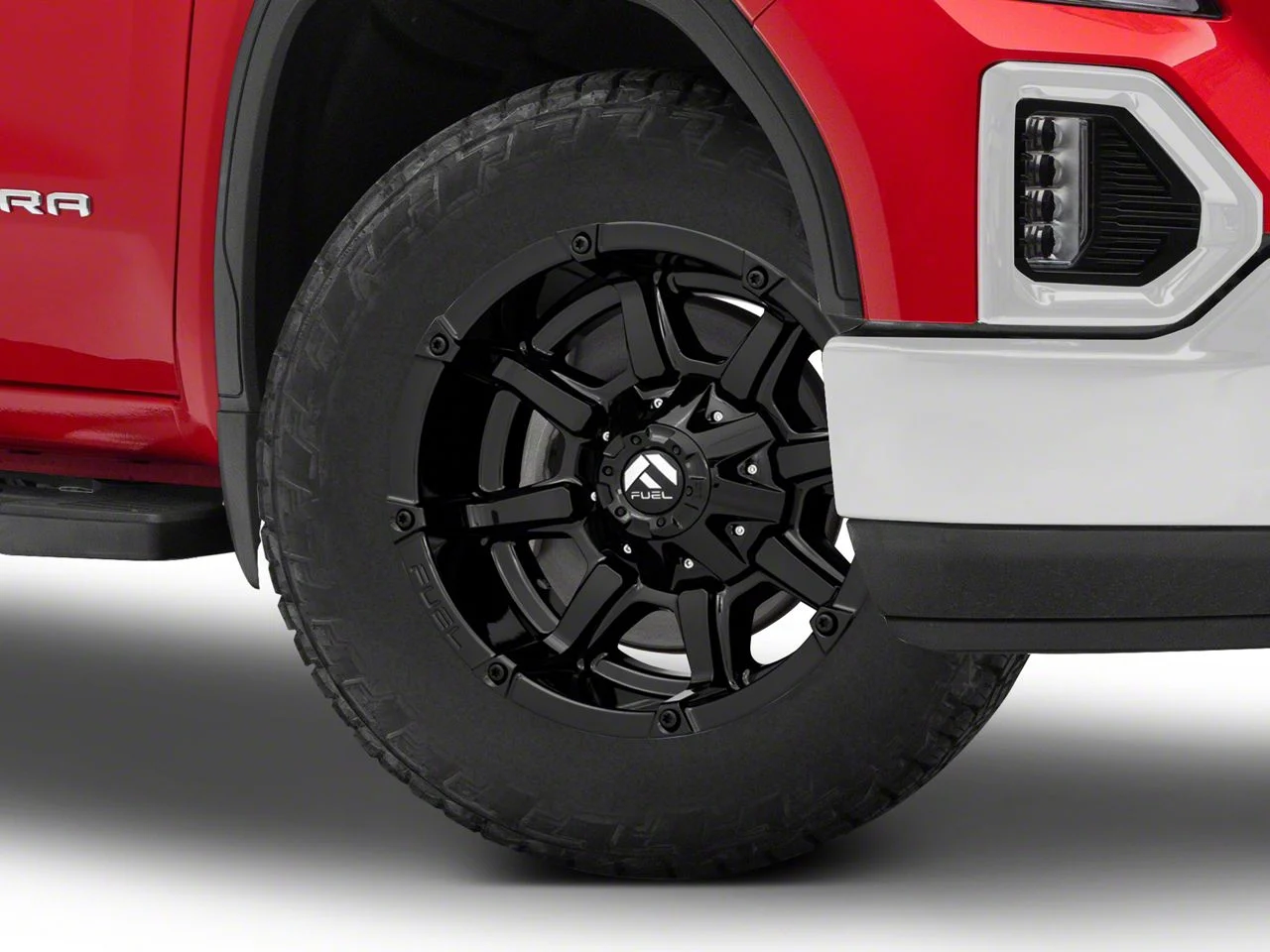 Fuel Wheels Coupler Gloss Black 6-Lug Wheel; 20x10; -18mm Offset (19-26 Sierra 1500)
