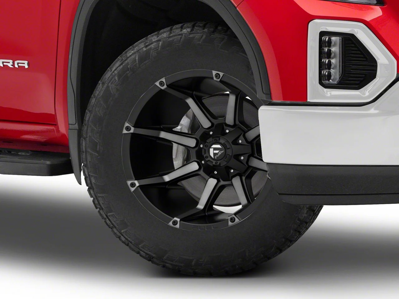Fuel Wheels Coupler Matte Black Machined 6-Lug Wheel; 20x9; 1mm Offset (19-26 Sierra 1500)