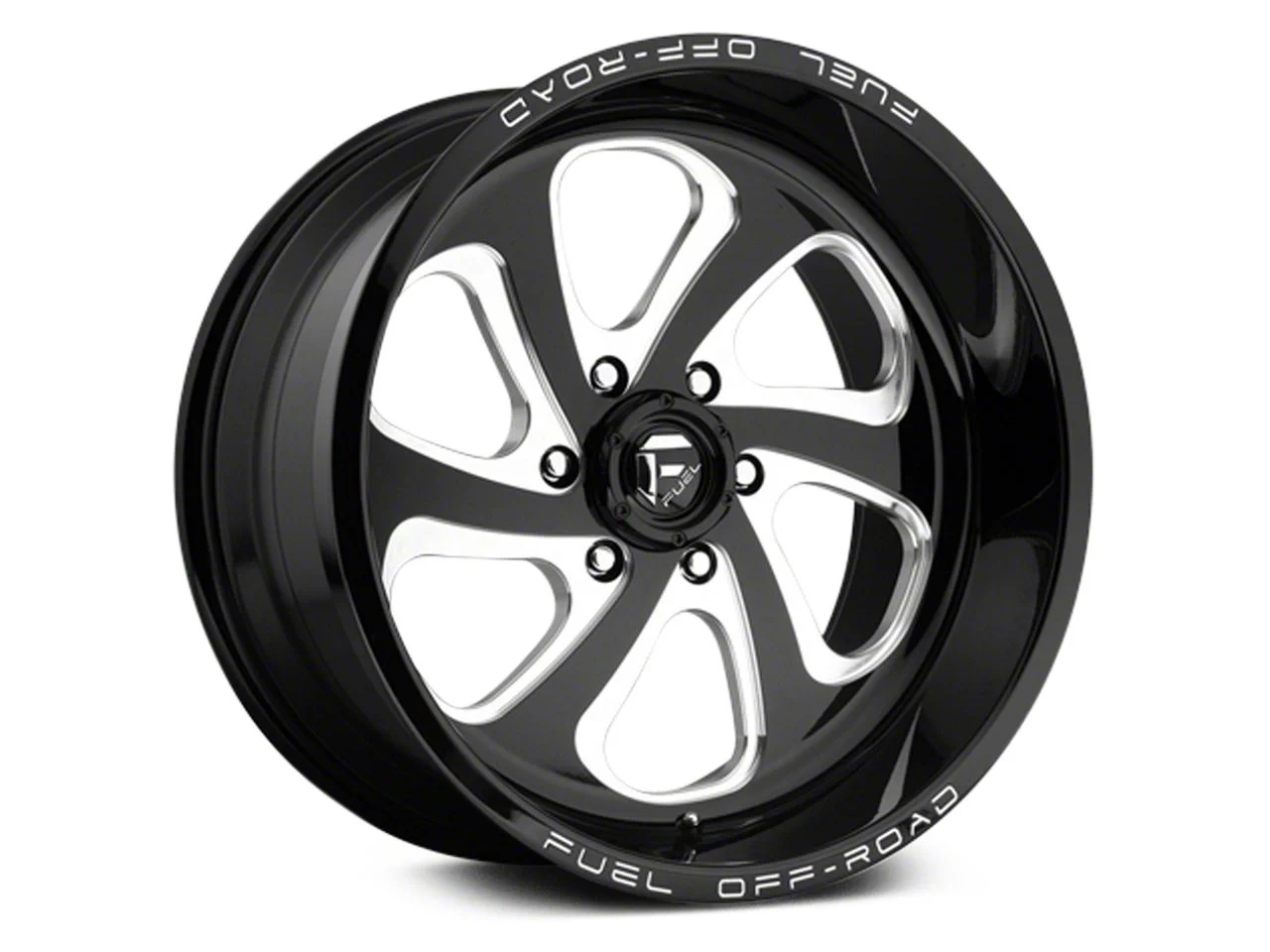 Fuel Wheels Flow Gloss Black Milled 6-Lug Wheel; 20x9; 20mm Offset (19-26 Sierra 1500)