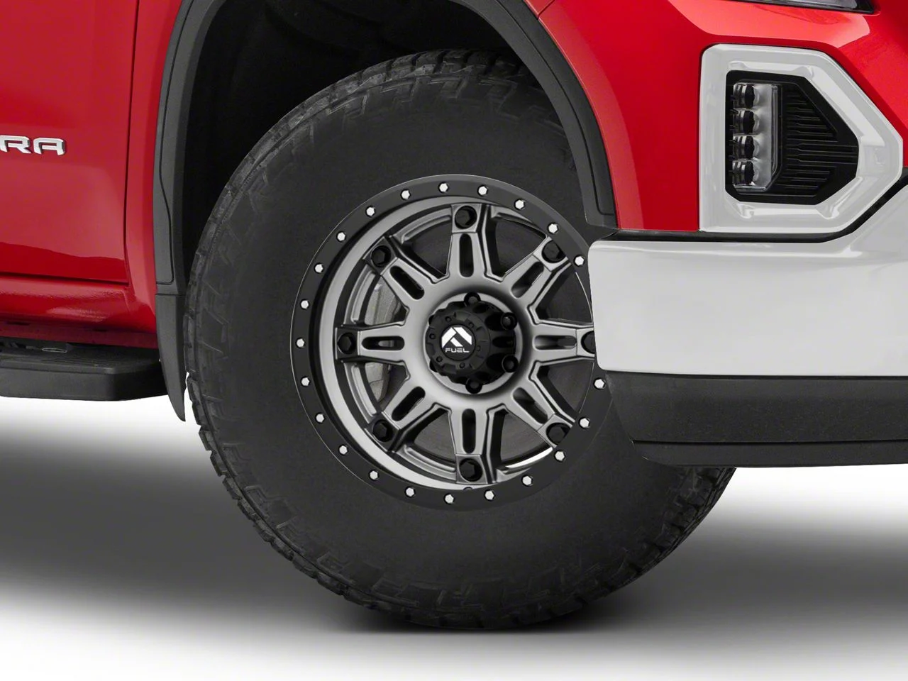 Fuel Wheels Hostage III Anthracite with Black Ring 6-Lug Wheel; 18x9; 20mm Offset (19-26 Sierra 1500)