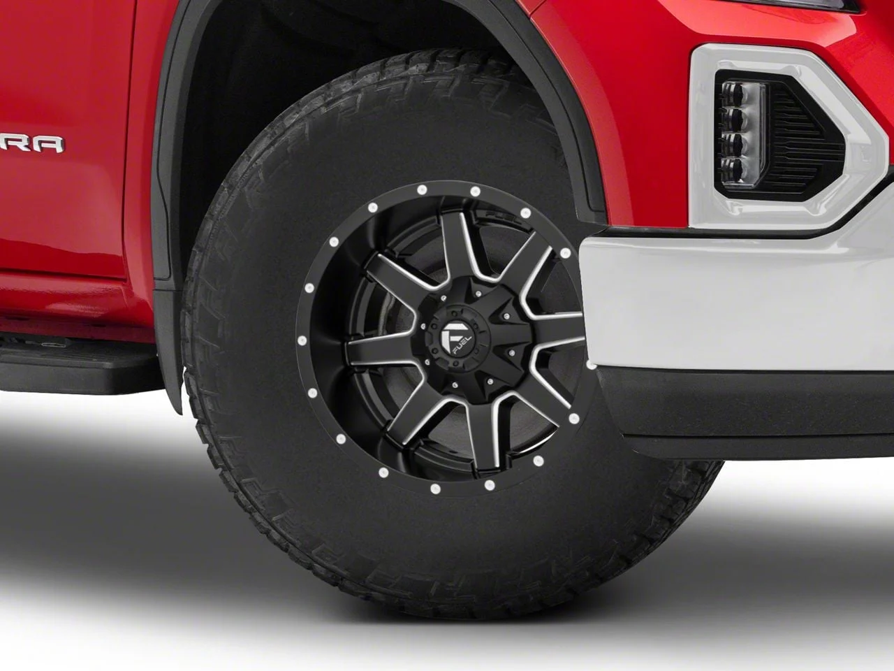 Fuel Wheels Maverick Matte Black Milled 6-Lug Wheel; 17x9; 20mm Offset (19-26 Sierra 1500)