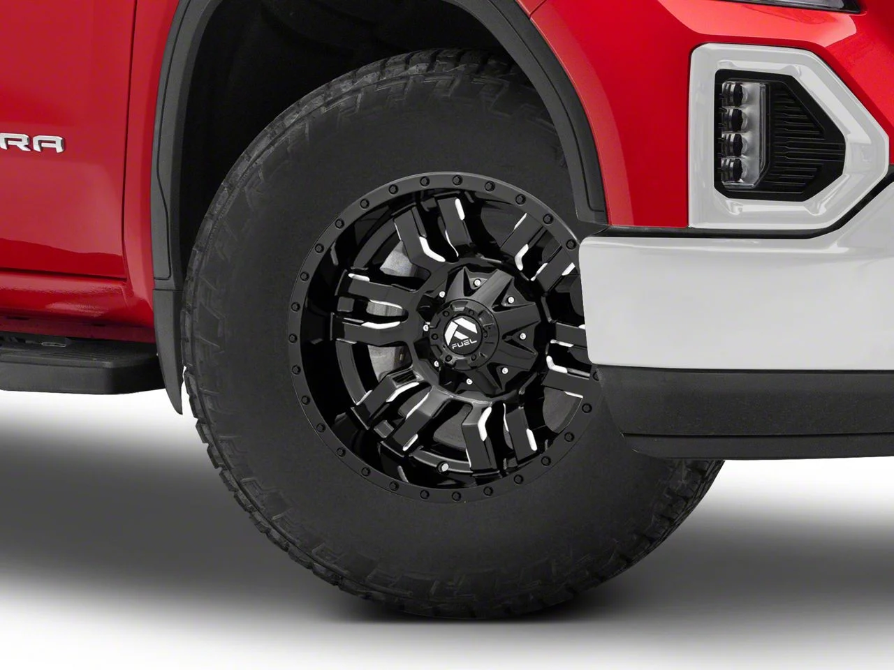 Fuel Wheels Sledge Gloss Black Milled 6-Lug Wheel; 18x9; -12mm Offset (19-26 Sierra 1500)