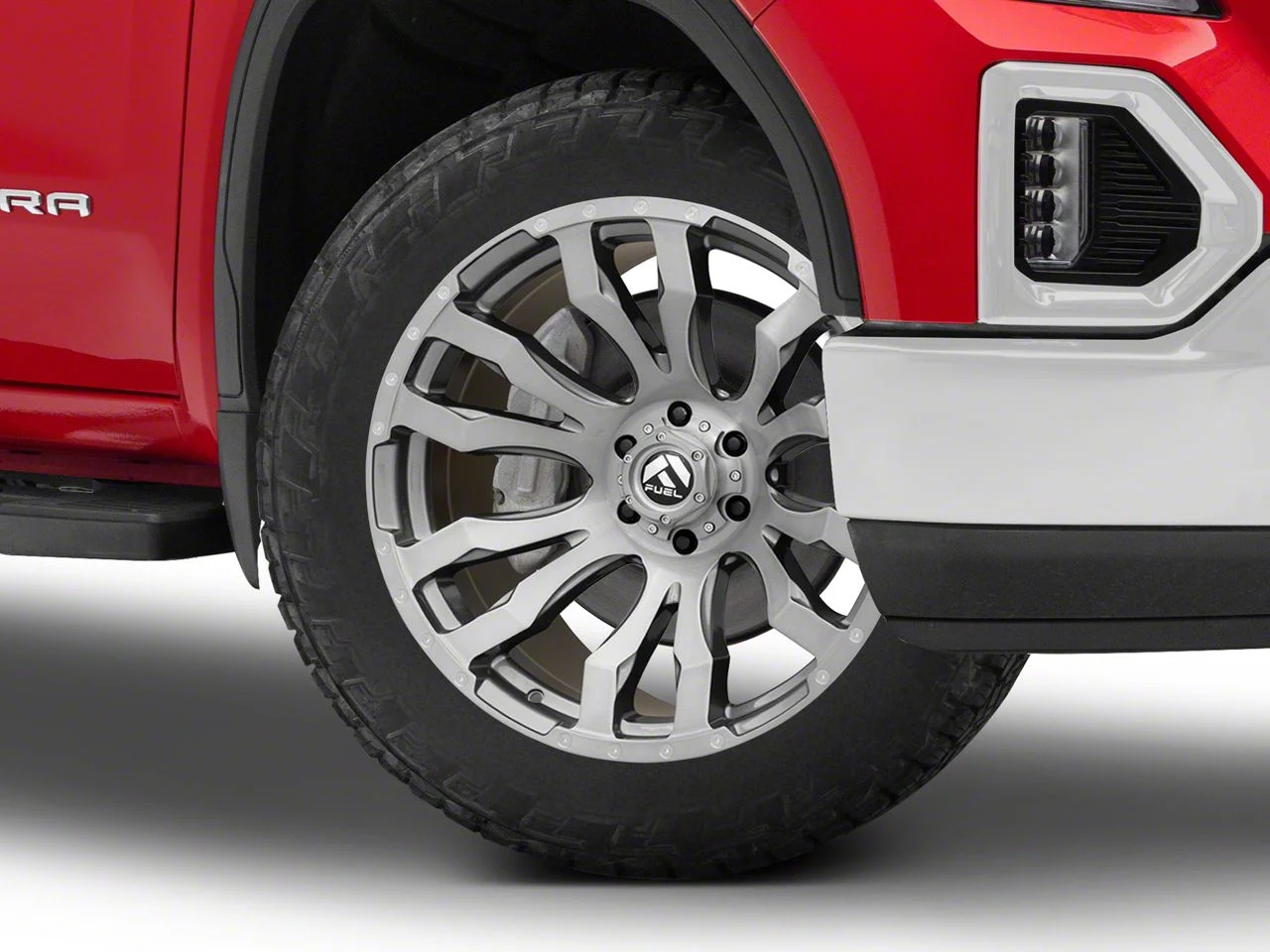 Fuel Wheels Blitz Platinum Brushed Gunmetal 6-Lug Wheel; 22x12; -44mm Offset (19-26 Sierra 1500)