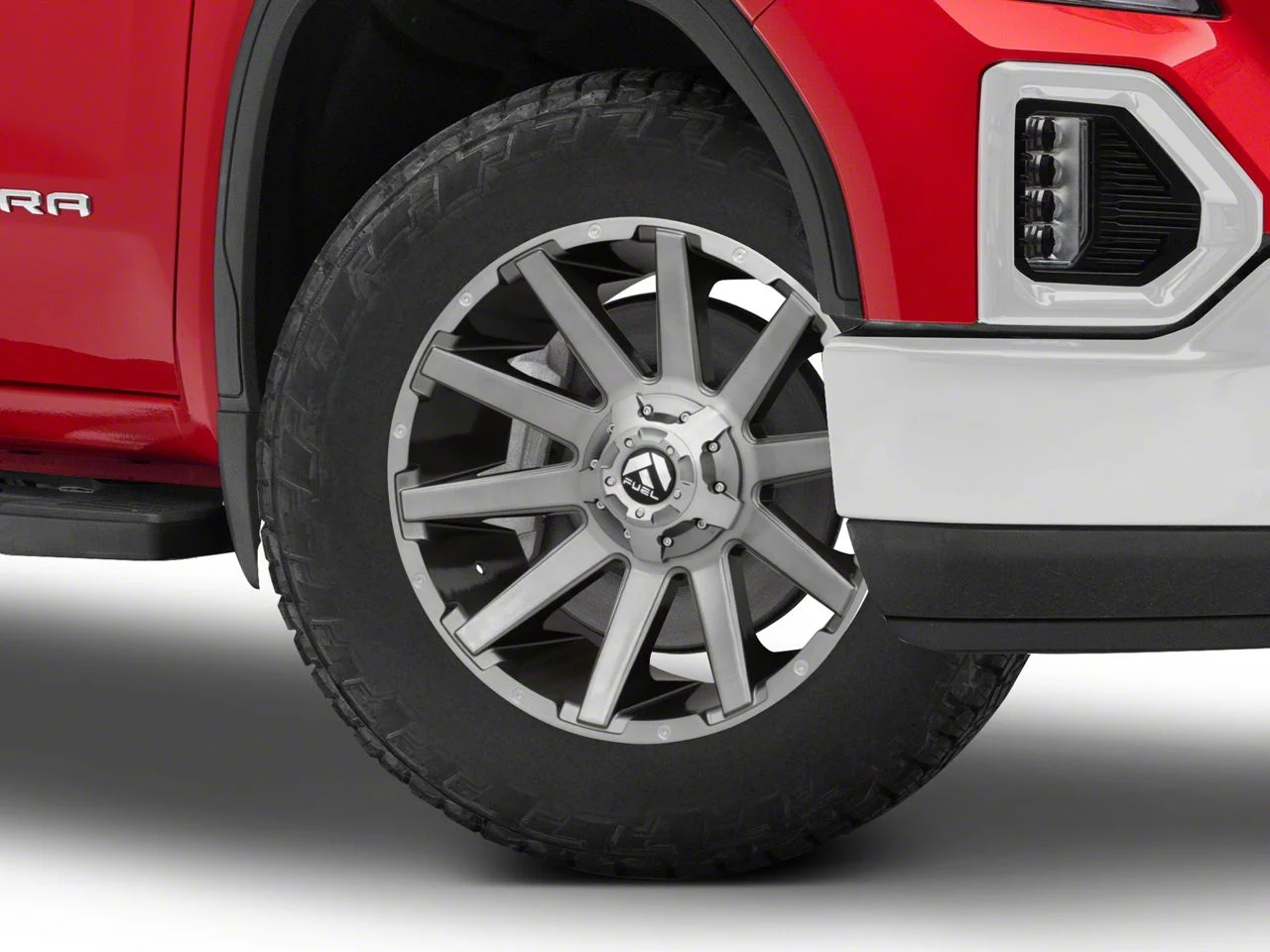 Fuel Wheels Contra Platinum Brushed Gunmetal 6-Lug Wheel; 20x9; 2mm Offset (19-26 Sierra 1500)