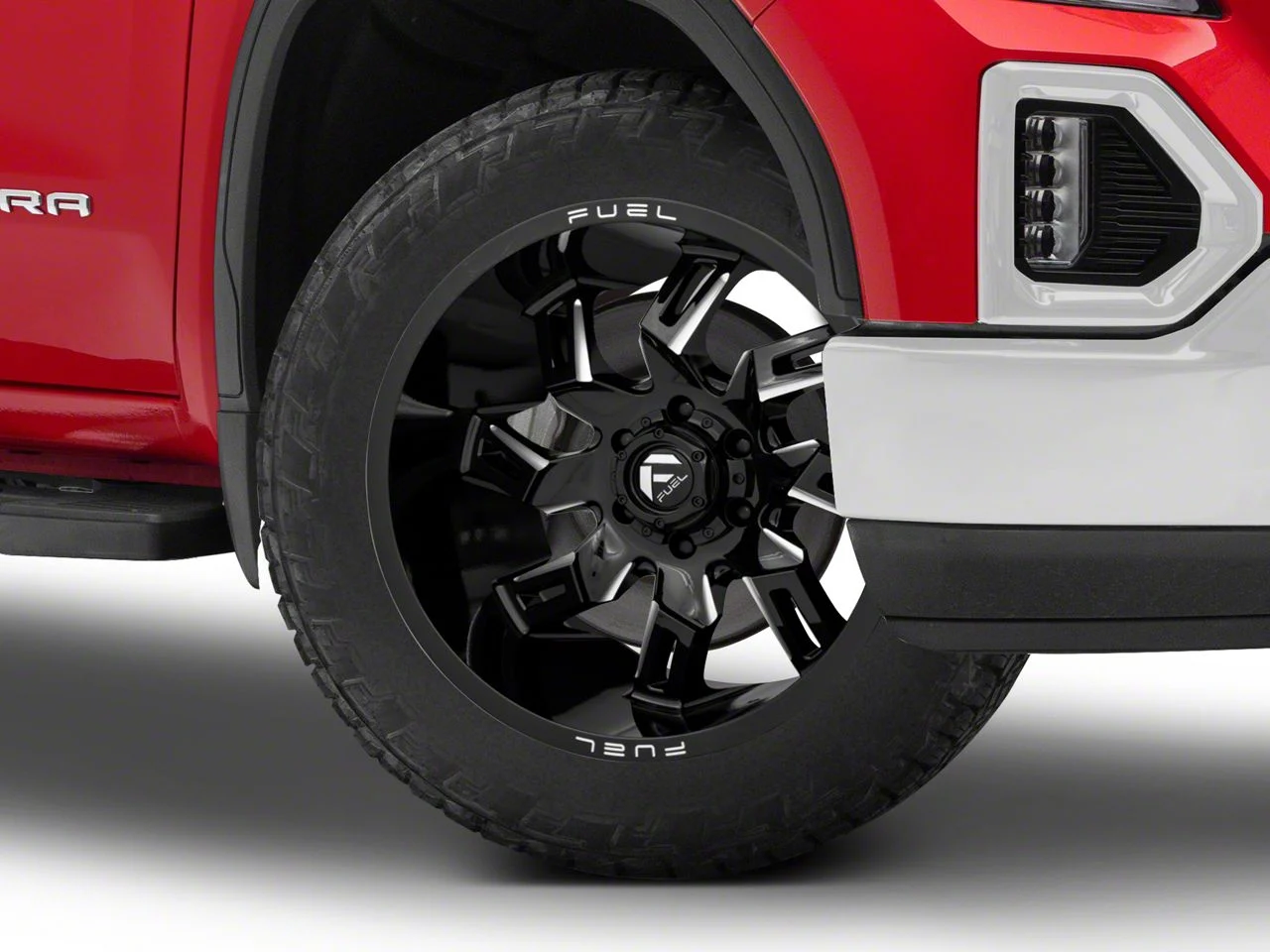 Fuel Wheels Lockdown Gloss Black Milled 6-Lug Wheel; 22x10; -18mm Offset (19-26 Sierra 1500)