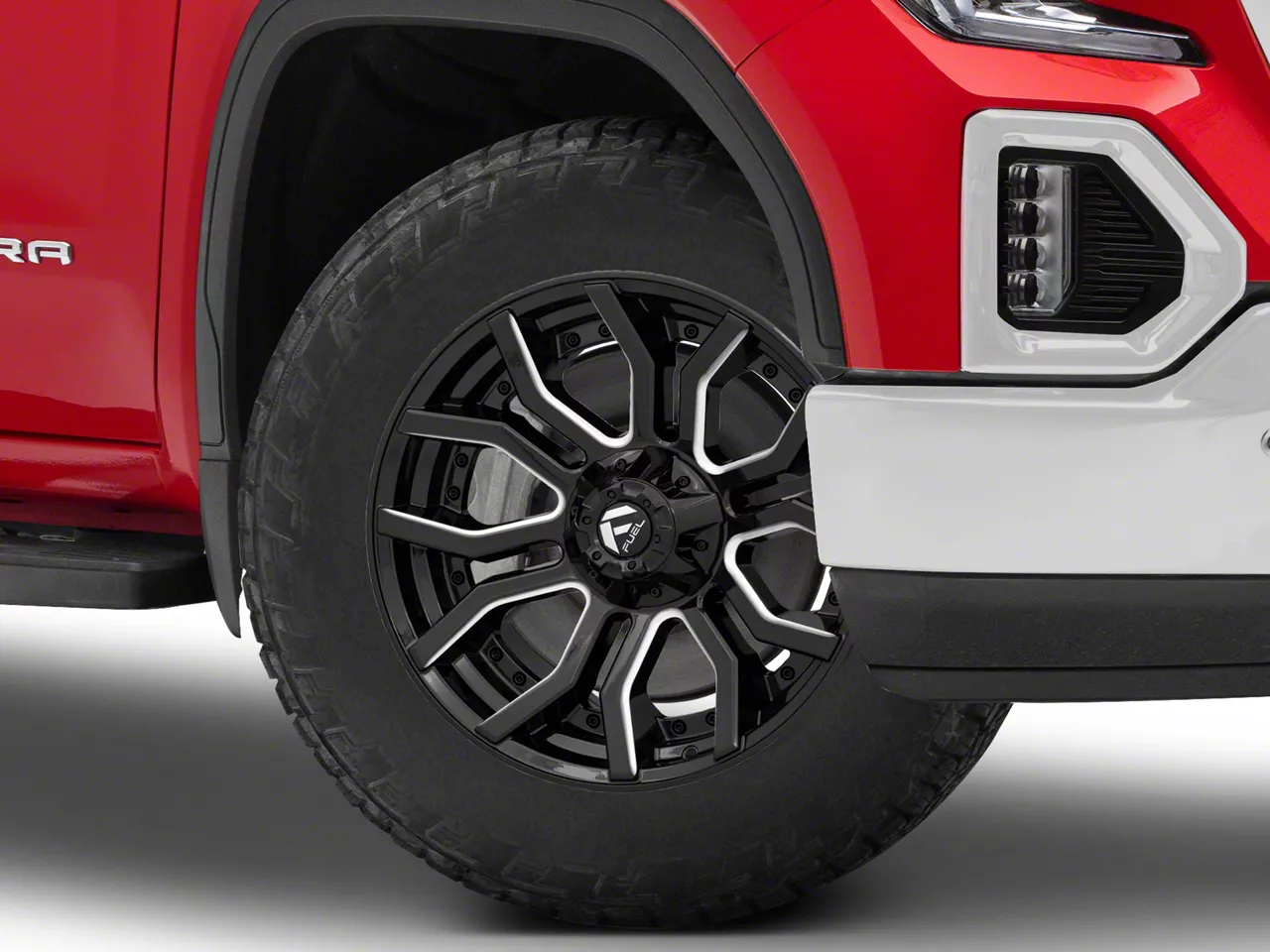 Fuel Wheels Rage Gloss Black Milled 6-Lug Wheel; 20x10; -18mm Offset (19-26 Sierra 1500)