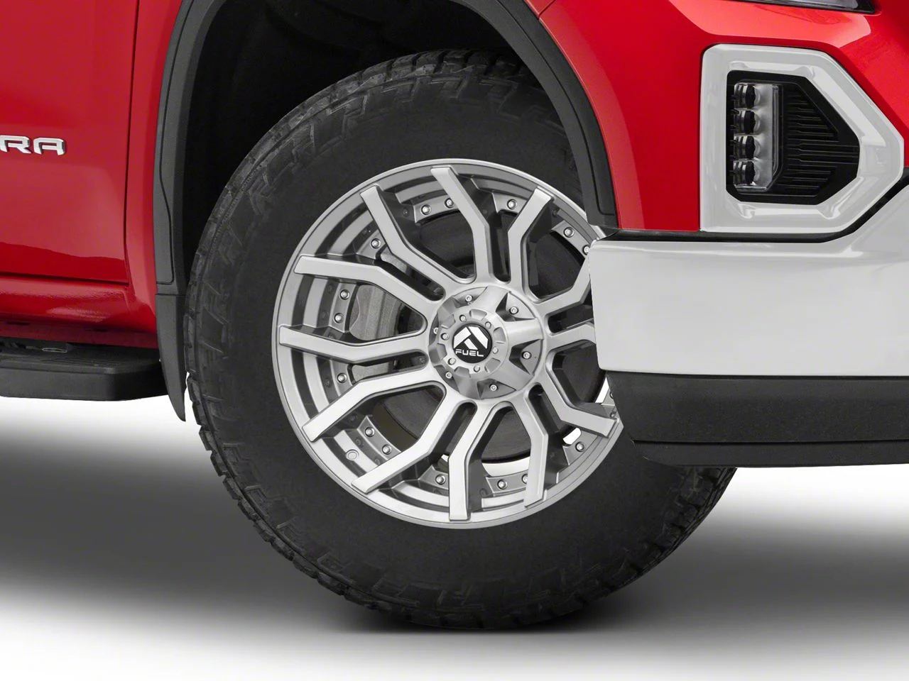Fuel Wheels Rage Platinum Brushed Gunmetal 6-Lug Wheel; 20x10; -18mm Offset (19-26 Sierra 1500)