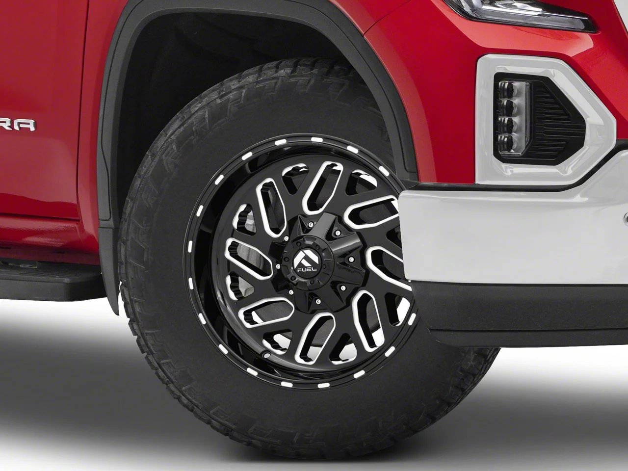 Fuel Wheels Triton Gloss Black Milled 6-Lug Wheel; 20x10; -19mm Offset (19-26 Sierra 1500)