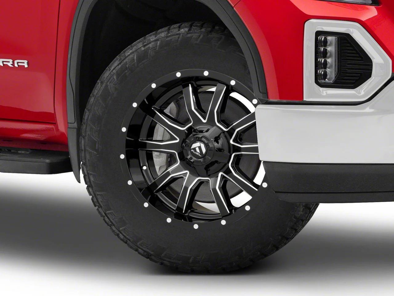 Fuel Wheels Vandal Gloss Black Milled 6-Lug Wheel; 20x9; 1mm Offset (19-26 Sierra 1500)