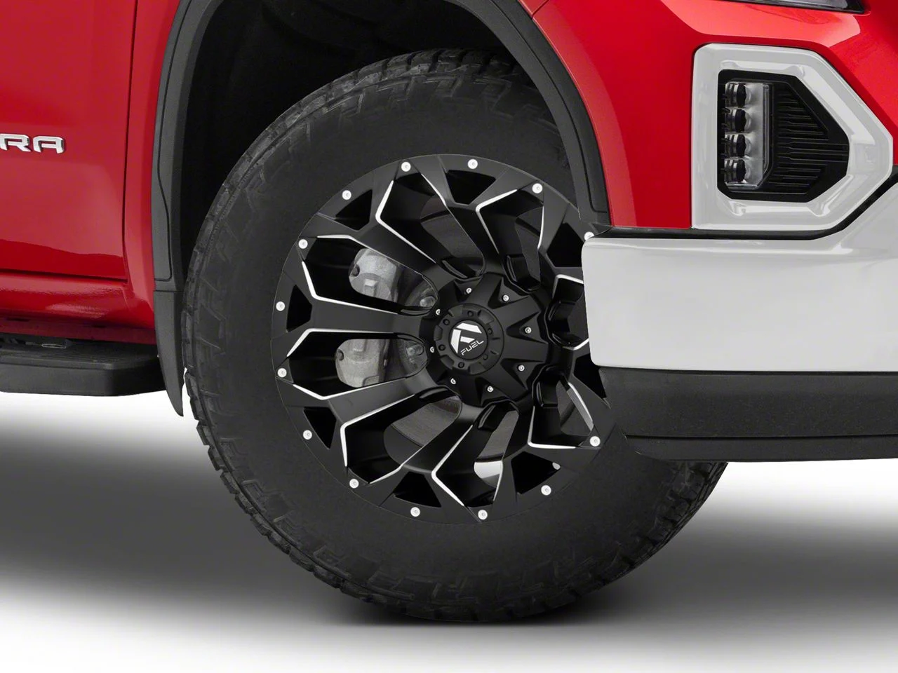 Fuel Wheels Assault Satin Black Milled 6-Lug Wheel; 20x10; -18mm Offset (19-26 Sierra 1500)