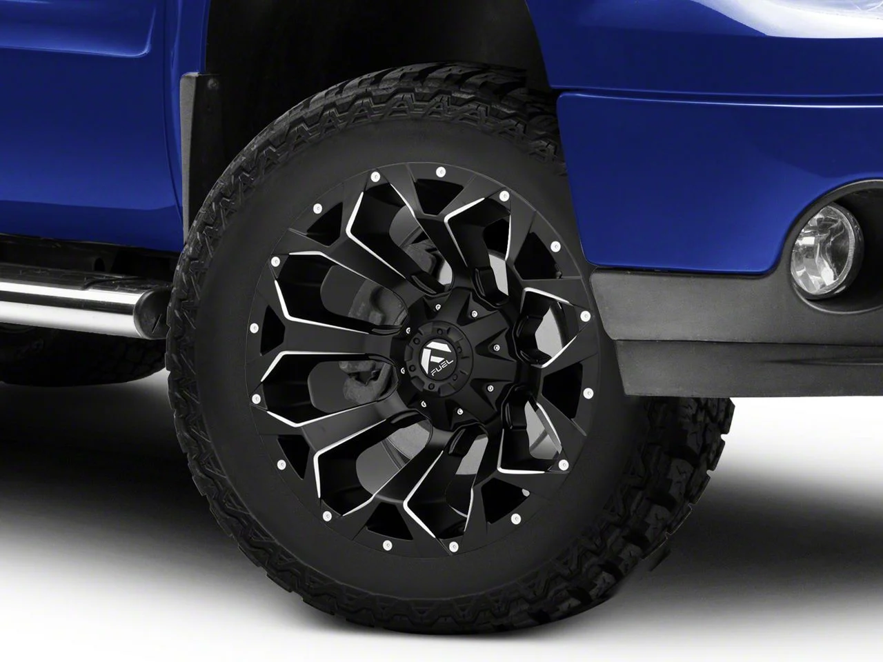 Fuel Wheels Assault Satin Black Milled 6-Lug Wheel; 20x12; -43mm Offset (07-13 Sierra 1500)