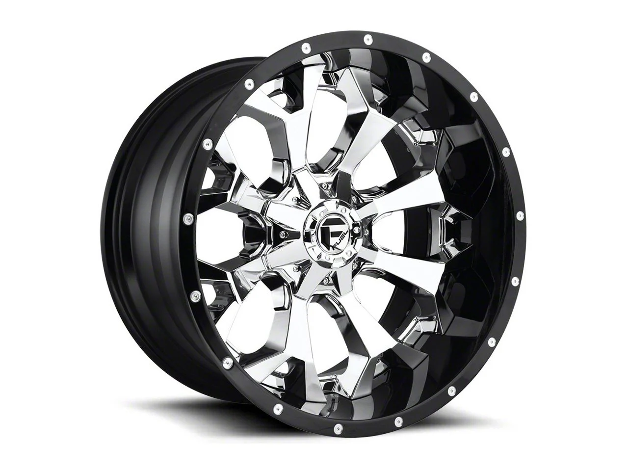 Fuel Wheels Assault Chrome 6-Lug Wheel; 22x10; -13mm Offset (19-26 Silverado 1500)