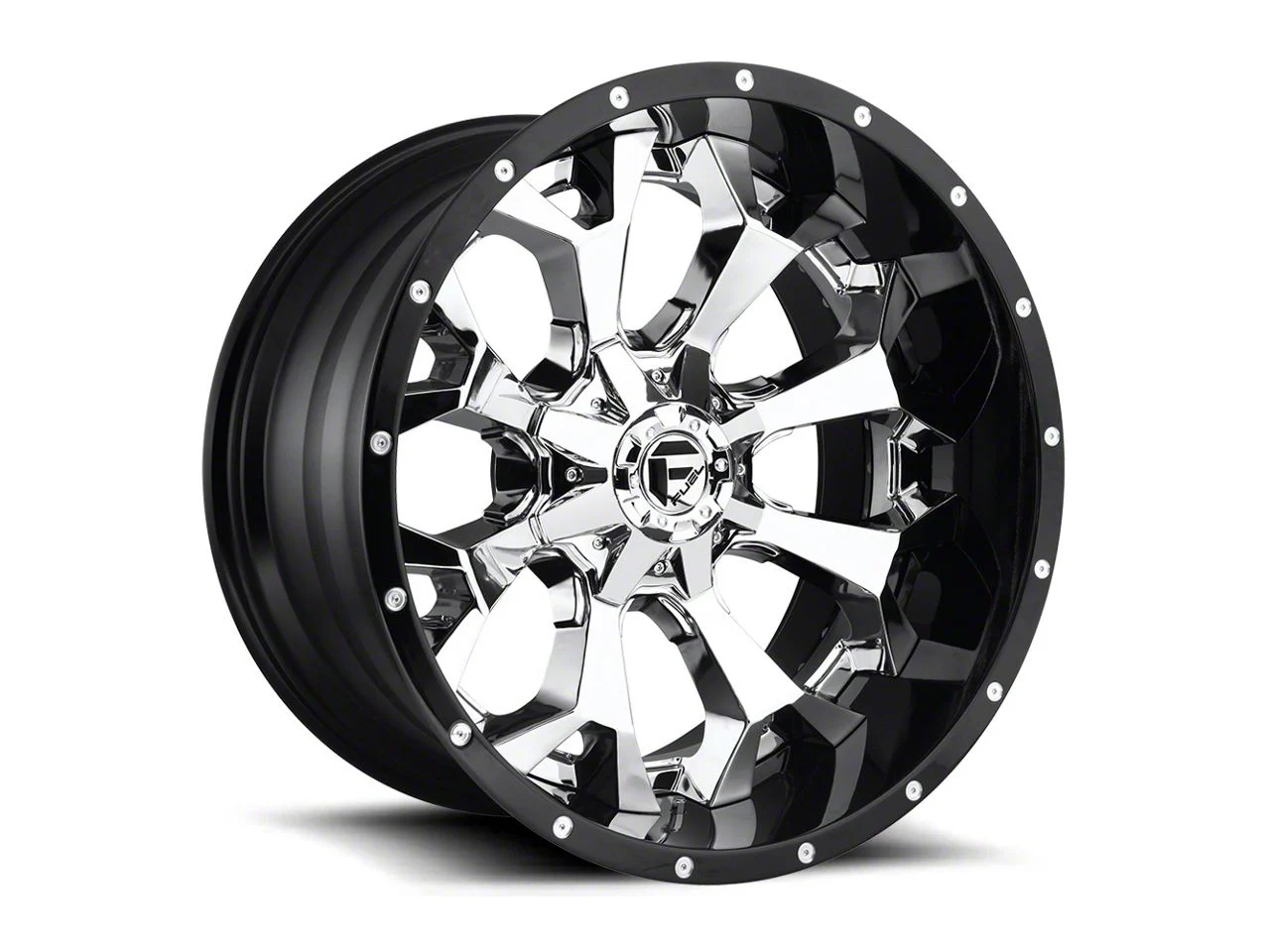 Fuel Wheels Assault Chrome 6-Lug Wheel; 22x10; -13mm Offset (19-26 Sierra 1500)