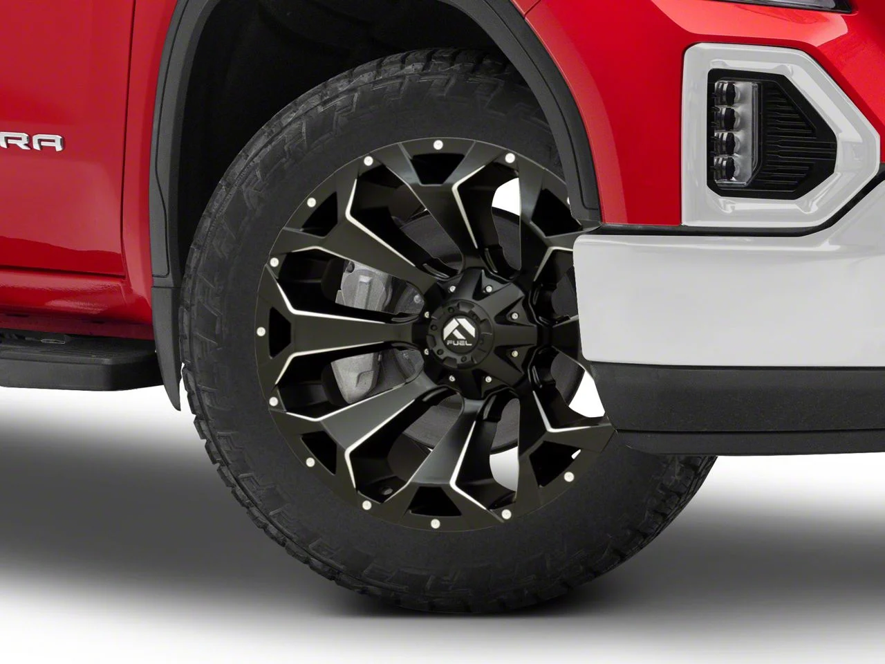 Fuel Wheels Assault Matte Black Milled 6-Lug Wheel; 24x11; -24mm Offset (19-26 Sierra 1500)