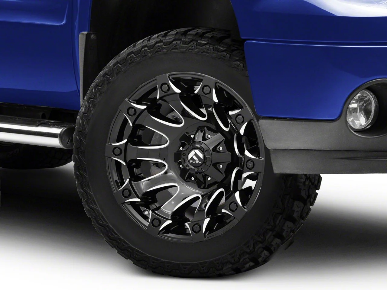 Fuel Wheels Battle Axe Gloss Black Milled 6-Lug Wheel; 20x10; -18mm Offset (07-13 Sierra 1500)