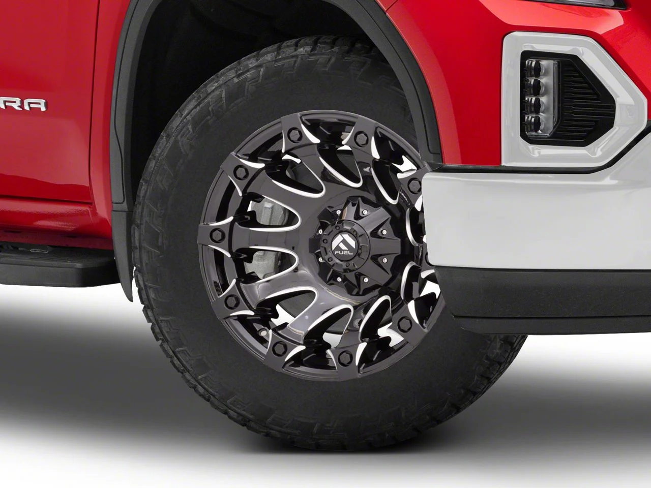 Fuel Wheels Battle Axe Gloss Black Milled 6-Lug Wheel; 20x12; -44mm Offset (19-26 Sierra 1500)