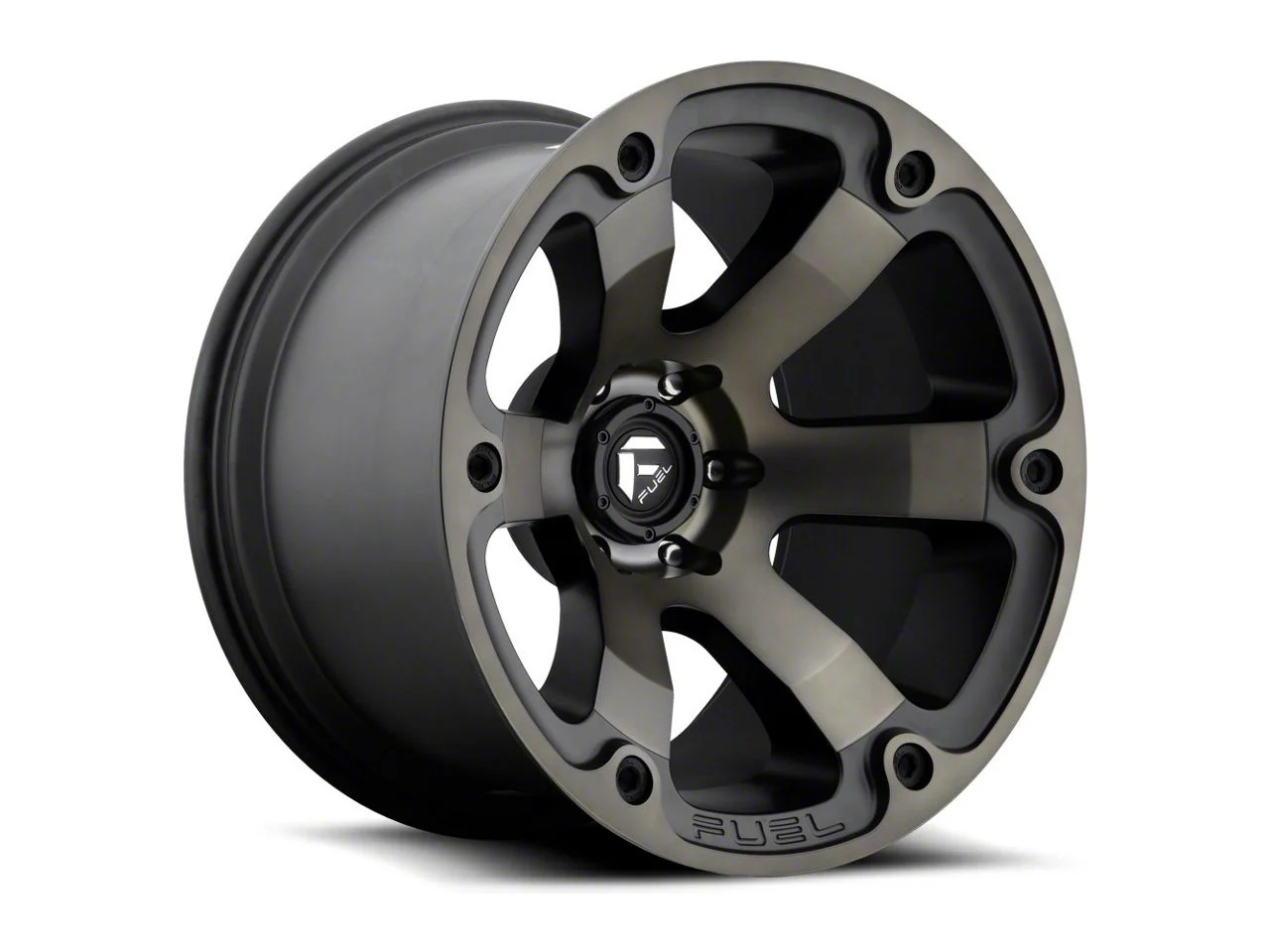 Fuel Wheels Beast Matte Black Machined 6-Lug Wheel; 20x12; -44mm Offset (07-13 Silverado 1500)