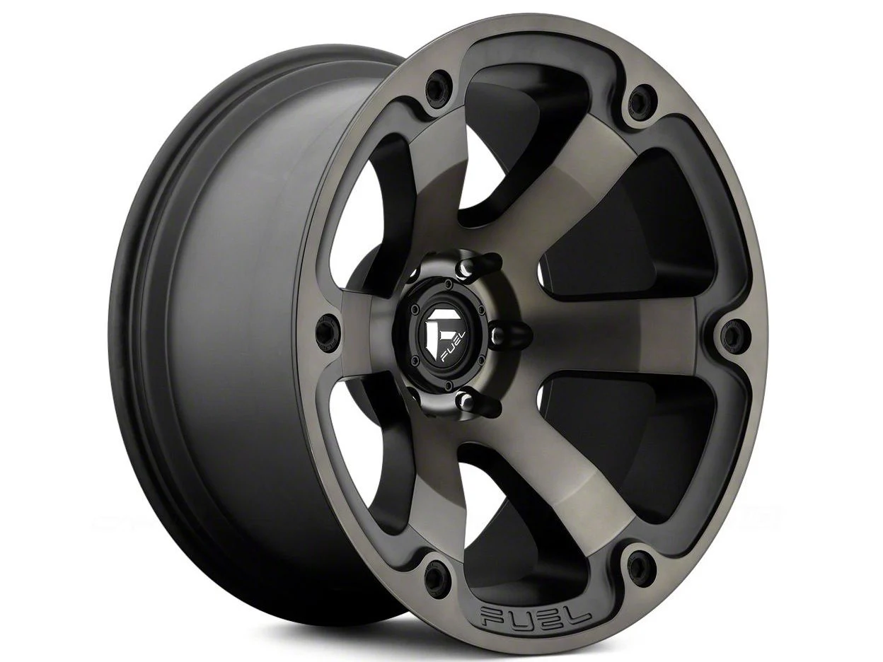 Fuel Wheels Beast Matte Black Machined 6-Lug Wheel; 20x12; -44mm Offset (19-26 Sierra 1500)